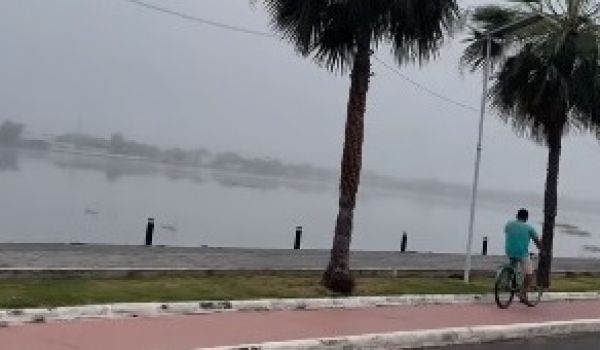 Vista parcial do Açude, cartão postal de Campo Maior (PI)