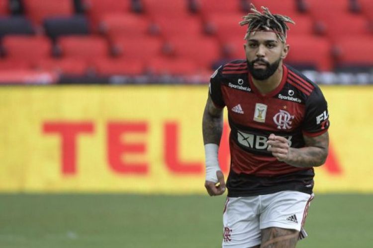 Gabigol marcar dois gols. Fonte: Folhapress