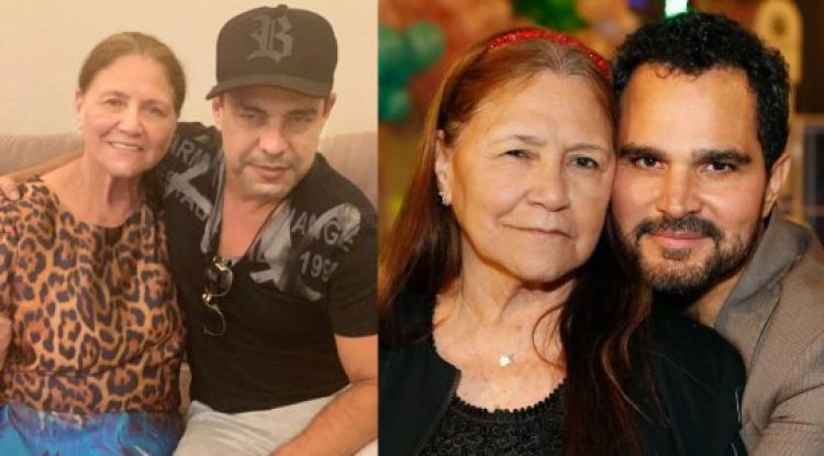 Helena Camargo e os filhos Zezé e Luciano. Imagens: Reprodução/Instagram