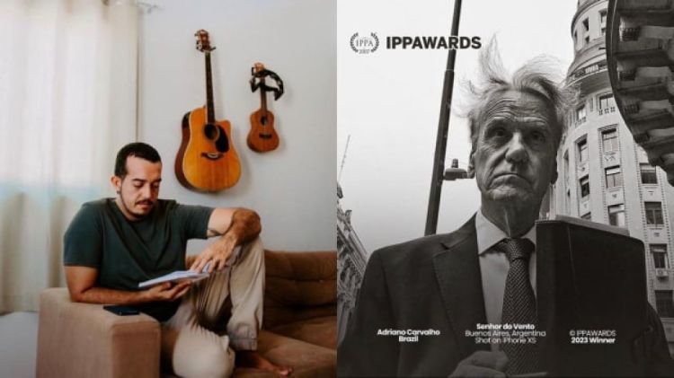 'Senhor do Vento', foto premiada do fotógrafo piauiense Adriano Carvalho | Redes Sociais