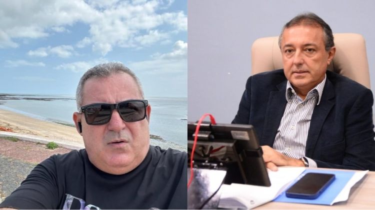 Empresário e vereador esfaqueados por garçom em Camocim, no Ceará. — Foto: Redes sociais/Reprodução