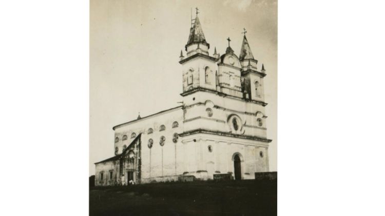 Igreja de São Benedito, Teresina – Piauí. Fonte: Foto nº39867 de autoria de Paulo Barreto, consultada no Acervo Fotográfico do Arquivo Noronha Santos/IPHAN.