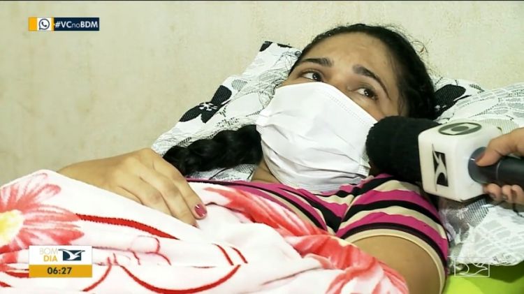 Mirian Lira, em entrevista à TV Mirante — Foto: Reprodução/TV Mirante