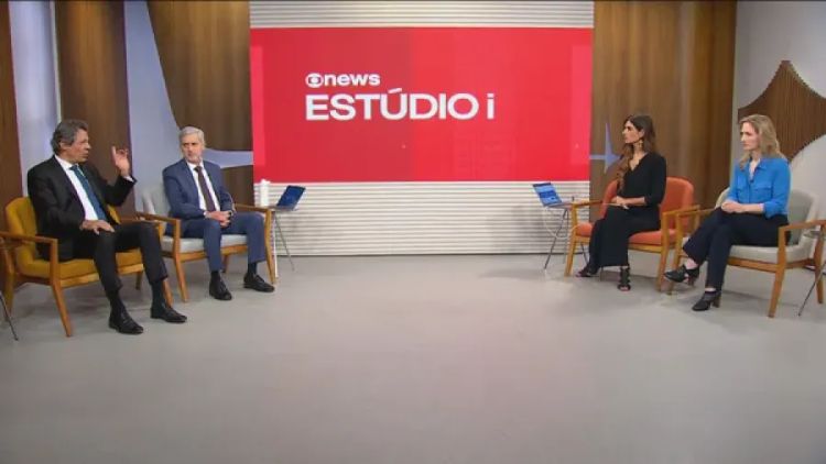 Haddad em entrevista ao 'Estúdio i', da GloboNews, nesta segunda-feira (11). — Foto: Reprodução