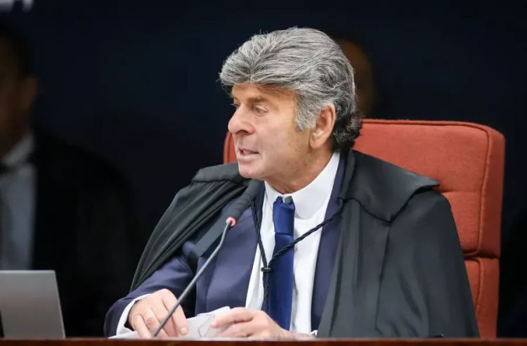 Luiz Fux durante leitura do voto da ação penal da trama golpista Foto:STF