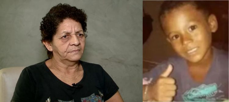 Lucélia Maria e uma das crianças vítimas do envenenamento 