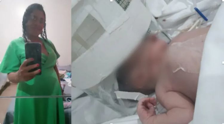 Família denuncia negligência médica após mulher morrer ao dar a luz e bebê ficar em estado grave no PI