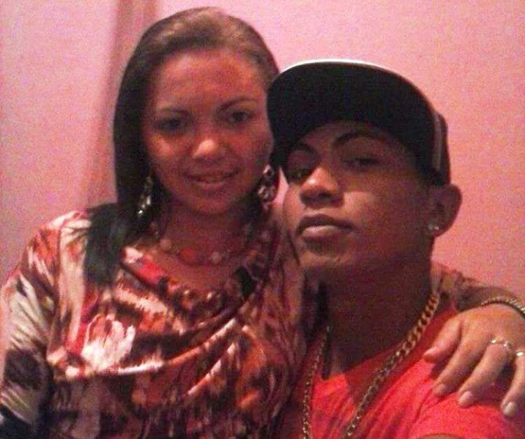 Claudene ao lado de Ricardo 