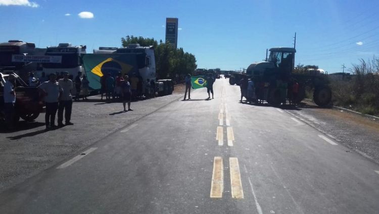 Proteste em Bom Jesus-PI. Foto: PRF