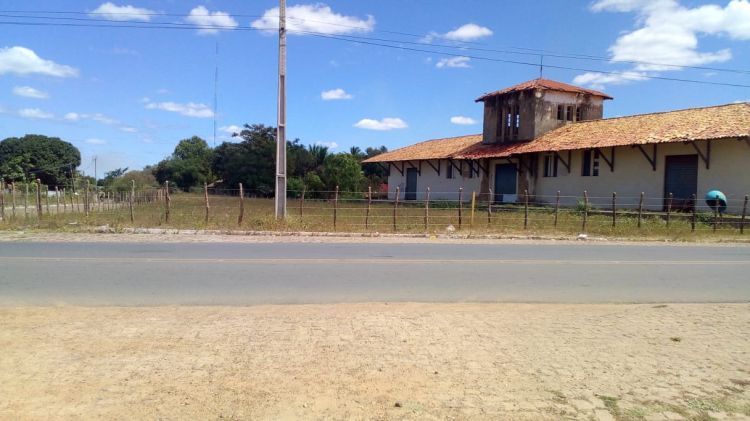O próprio prédio da estação, onde funcionava o 